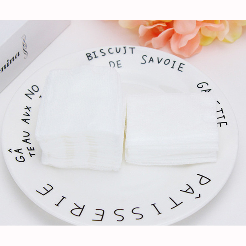 220 buc/sac Tampoane cosmetice din bumbac, moale, nețesute, pentru curățarea feței, șervețele pentru unghii Eliminare Machiaj pentru față Bumbac Machiaj față-verso Bumbac