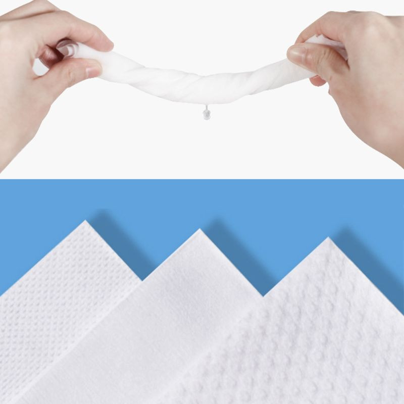 50/100 бр. Еднократна лицева кърпичка Кърпички за грим Памучни тампони Почистваща хартиена кърпа за лице