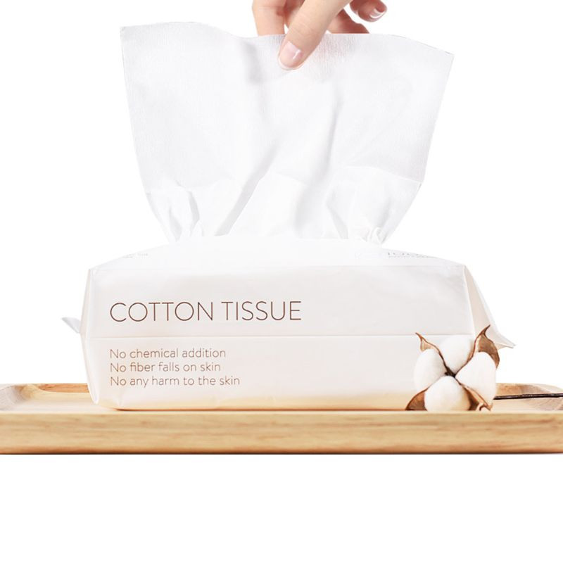 50/100 бр. Еднократна лицева кърпичка Кърпички за грим Памучни тампони Почистваща хартиена кърпа за лице