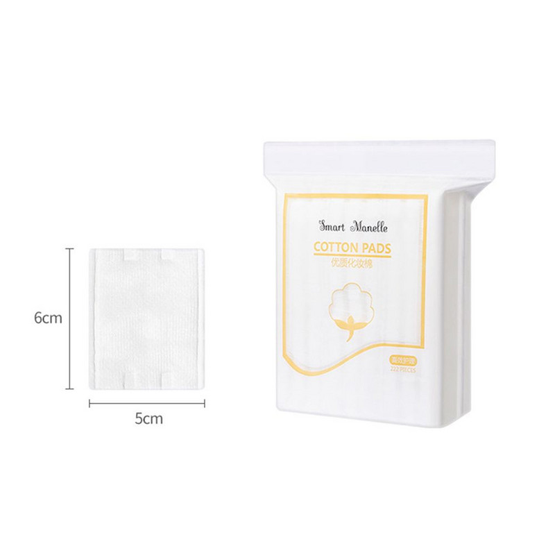 222 buc șervețele de machiaj de unică folosință din bumbac Tampoane moi demachiante Prosop ultrasubțire pentru curățarea feței Instrument de machiaj pentru ștergere