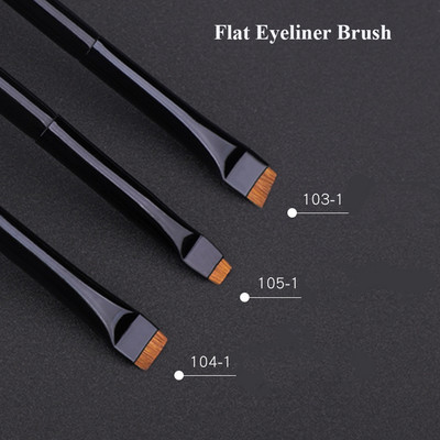 Perie profesională pentru eyeliner, de înaltă calitate, negru, plat, pentru aplicare, instrumente pentru buze pentru instrumente de machiaj cosmetic Kit de consumabile
