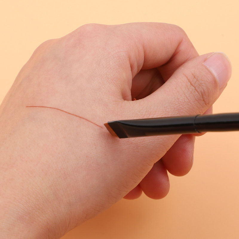 Perie profesională pentru eyeliner, de înaltă calitate, negru, plat, pentru aplicare, instrumente pentru buze pentru instrumente de machiaj cosmetic Kit de consumabile