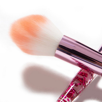 10 ΤΕΜ Glitter Shinng Crystal Brushes Makeup Set Cosmetic Beauty Powder Brush Concealer Eye Shadow Complete Makeup Kit Tool Women