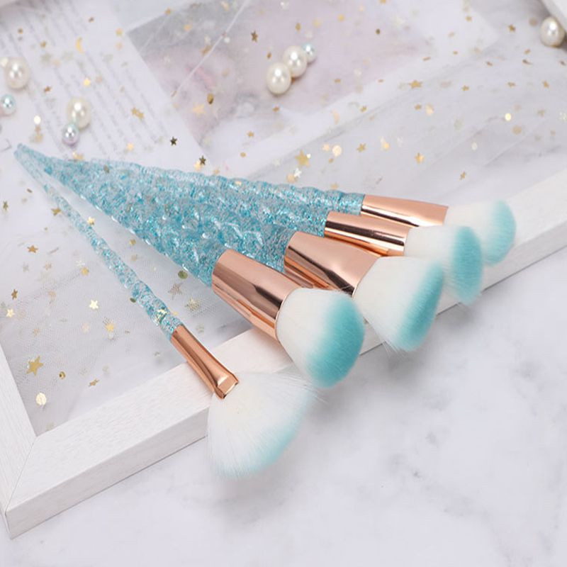 10 DB Glitter Shinng Crystal sminkecset szett kozmetikai szépség púderecset korrektor szemhéjfesték komplett sminkkészlet eszköz női