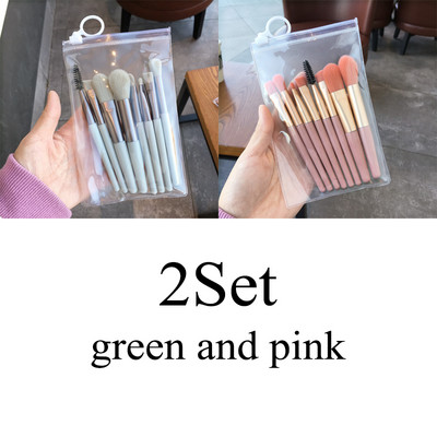 Set de pensule profesionale pentru machiaj, 8 buc./pachet