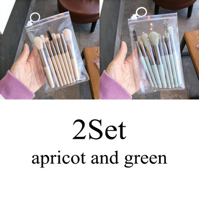 Set de pensule profesionale pentru machiaj, 8 buc./pachet