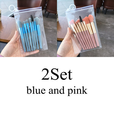 Set de pensule profesionale pentru machiaj, 8 buc./pachet