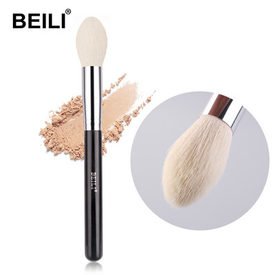 BEILI vaigu sārtuma aplauzuma otiņa, viena daudzfunkcionāla kontūra brīva pūdera grima otiņas apaļas, melnas, rokturis ar pinceles maquillaje