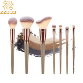 ZZDOG 7/12 buc. set de pensule de machiaj profesionale, pudră mare, fond de ten, fard de ochi, amestecare, cosmetice, frumusețe, instrumente, fierbinte