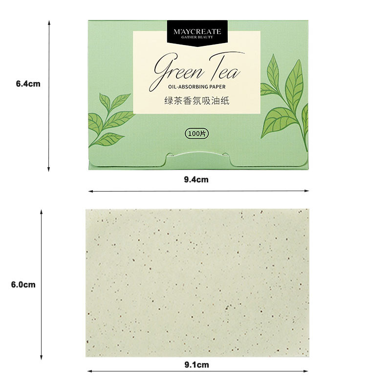 100 buc./pachet Hârtie absorbantă pentru controlul uleiului de față Servețele de curățare pentru controlul uleiului de față Foaie absorbantă Țesut pentru mată uleioasă Hârtie de îngrijire a feței