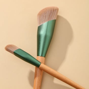 ZOREYA Professiona Πινέλα Μακιγιάζ Εργαλεία High-End Foundation Concealer Ανάμειξη περιγράμματος Beauty Brush παγωμένη ξύλινη λαβή