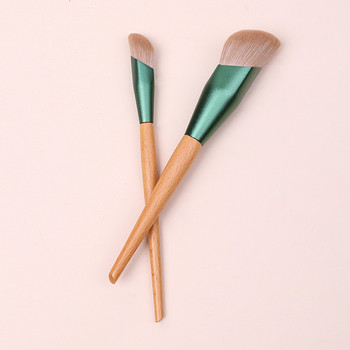 ZOREYA Professiona Πινέλα Μακιγιάζ Εργαλεία High-End Foundation Concealer Ανάμειξη περιγράμματος Beauty Brush παγωμένη ξύλινη λαβή