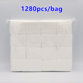 1280 bucăți/set șervețele de machiaj de unică folosință din bumbac Tampoane moi pentru demachiere hârtie pentru curățarea feței instrument de machiaj pentru ștergerea bumbacului cosmetic