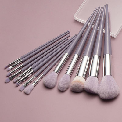 13 DB puha bolyhos sminkecset készlet Cosmetics alapozó pirosító púderecsetek szemhéjfesték Kabuki keverő smink ecset Beauty