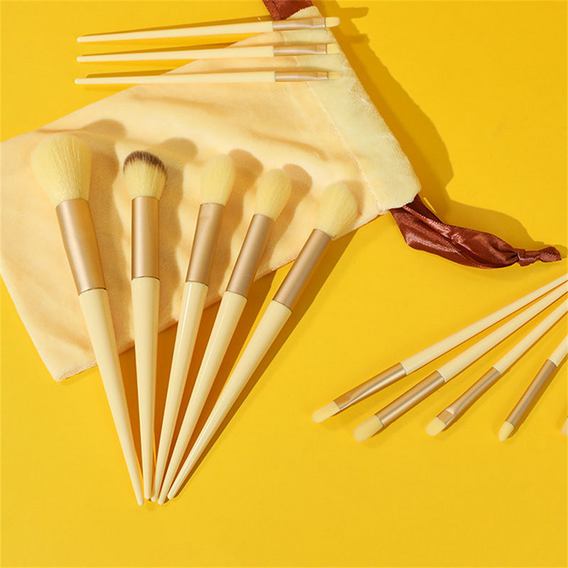 13 DB puha bolyhos sminkecset készlet Cosmetics alapozó pirosító púderecsetek szemhéjfesték Kabuki keverő smink ecset Beauty
