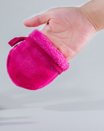 Ръкавица за премахване на грим за многократна употреба Мека микрофибърна кърпа за почистване на лице Подложки за дълбоко почистване на лице Професионални инструменти за грижа за кожата 1 бр.