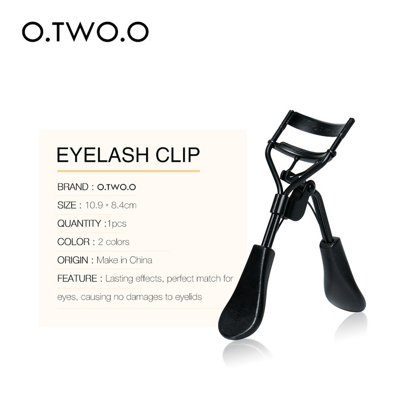 O.TWO.O Machiaj ondulator de gene Instrumente de frumusețe Lady Women Lash Nature Curl Style Drăguț Mâner de gene Curl Eye Lash Curler 2 culori