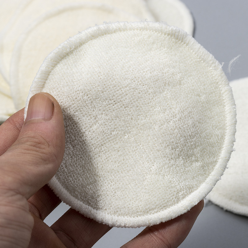 12 bucăți Tampoane de demachiere Tampoane reutilizabile din bumbac Demachiant facial Fibră de bambus Îngrijirea pielii Tampoane pentru alăptare Curățarea pielii