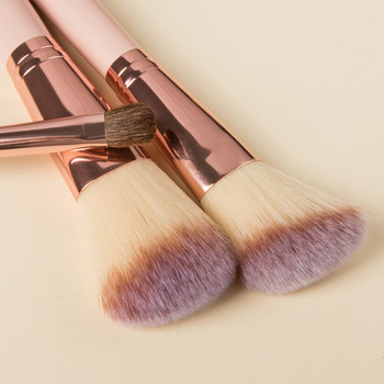 Σετ επαγγελματικών πινέλων μακιγιάζ υψηλής τεχνολογίας με κουβά ρουζ πούδρα Σκιές ματιών Ίδρυμα φρυδιών Beauty makeup Tool
