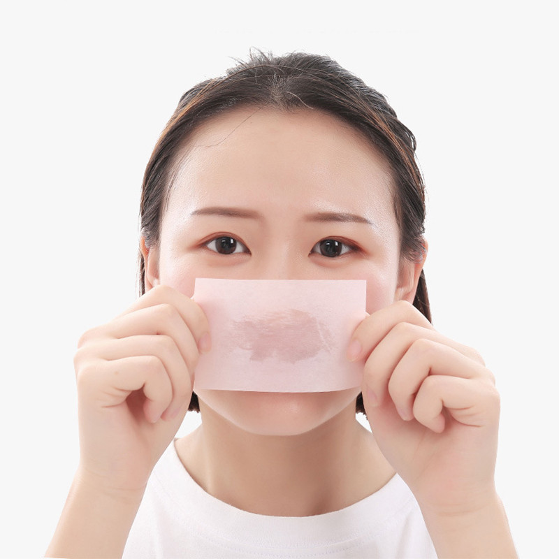 100 buc/cutie Hârtie de absorbție a uleiului de față Servețele de față portabile pentru mate Demachiant facial Controlul uleiului Instrumente de curățare a feței cu absorbție de ulei Nou
