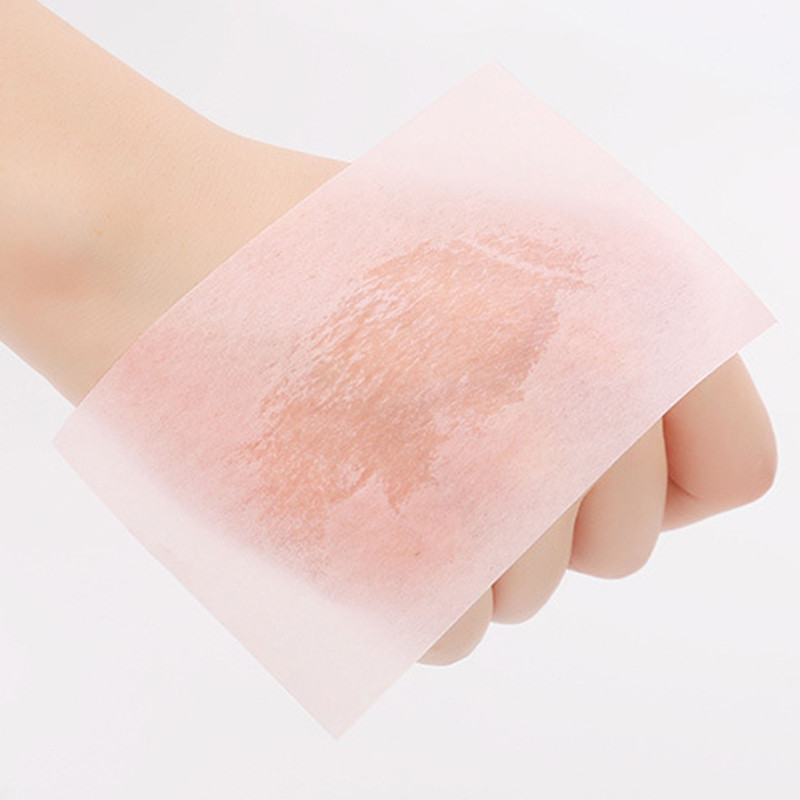 100 buc/cutie Hârtie de absorbție a uleiului de față Servețele de față portabile pentru mate Demachiant facial Controlul uleiului Instrumente de curățare a feței cu absorbție de ulei Nou