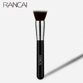 RANCAI Makeup Brush Flat Top Kabuki alapozó ecset folyékony krémhez és púderes kontúr kisimító keverő korrektor arckefe