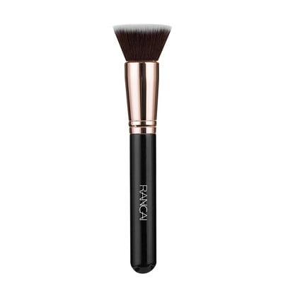RANCAI Makeup Brush Flat Top Kabuki alapozó ecset folyékony krémhez és púderes kontúr kisimító keverő korrektor arckefe