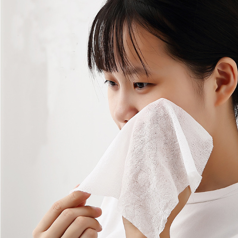 20 buc/sac Tampoane de bumbac de unică folosință Prosoape portabile comprimate pentru față pentru călătorii în aer liber Servețele umede pentru spălat șervețel Instrumente de machiaj