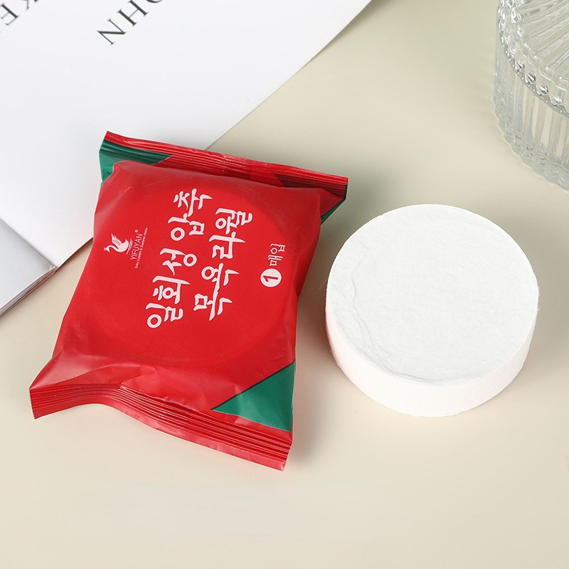 20 buc/sac Tampoane de bumbac de unică folosință Prosoape portabile comprimate pentru față pentru călătorii în aer liber Servețele umede pentru spălat șervețel Instrumente de machiaj