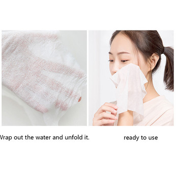 Преносима кърпа за лице от чист памук за еднократна употреба, кърпа за лице, мокра кърпа, кърпа за измиване, кърпа, салфетка, намокрена на открито, салфетка