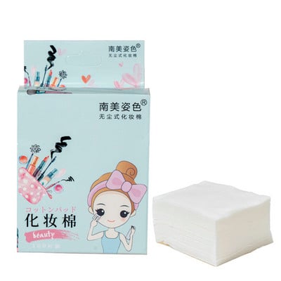 100 buc/pachet Șervețele demachiante de unică folosință din bumbac, ultra moi, pentru îndepărtarea tampoanelor de machiaj, instrumente de curățare pentru buzele faciale, îngrijirea pielii ochilor