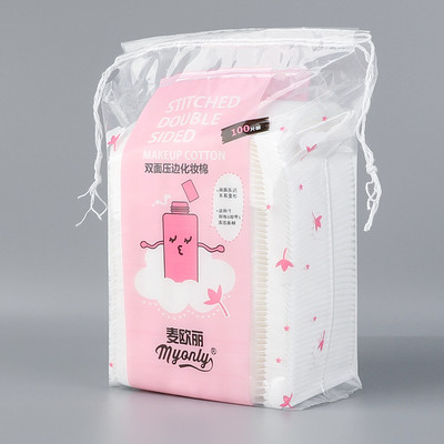 100 buc/pachet Șervețele demachiante de unică folosință din bumbac, ultra moi, pentru îndepărtarea tampoanelor de machiaj, instrumente de curățare pentru buzele faciale, îngrijirea pielii ochilor