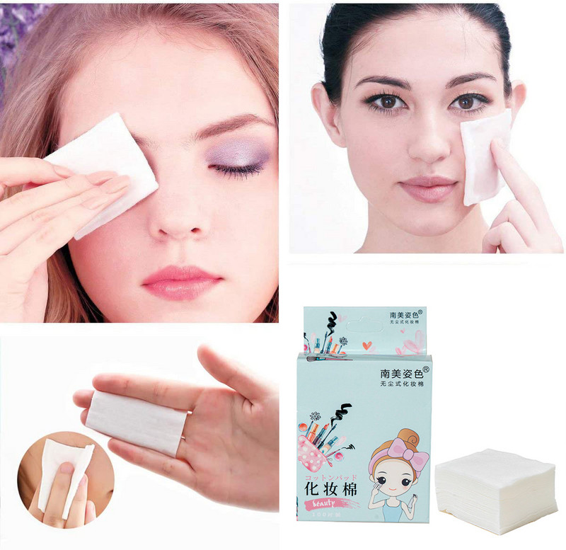 100 buc/pachet Șervețele demachiante de unică folosință din bumbac, ultra moi, pentru îndepărtarea tampoanelor de machiaj, instrumente de curățare pentru buzele faciale, îngrijirea pielii ochilor