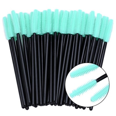 50/25 buc Perii pentru gene cu gel siliconic Extensie pentru gene Micro baghete de rimel Pieptene pentru sprâncene Pieptene de unică folosință Aplicator de instrumente de machiaj