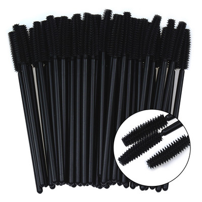 50/25 buc Perii pentru gene cu gel siliconic Extensie pentru gene Micro baghete de rimel Pieptene pentru sprâncene Pieptene de unică folosință Aplicator de instrumente de machiaj