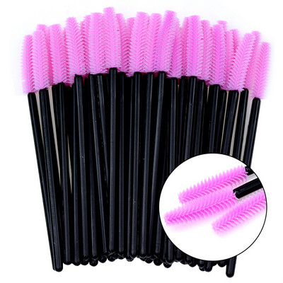 50/25 buc Perii pentru gene cu gel siliconic Extensie pentru gene Micro baghete de rimel Pieptene pentru sprâncene Pieptene de unică folosință Aplicator de instrumente de machiaj