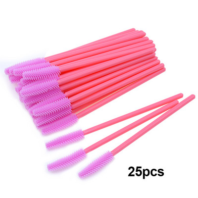 50/25 buc Perii pentru gene cu gel siliconic Extensie pentru gene Micro baghete de rimel Pieptene pentru sprâncene Pieptene de unică folosință Aplicator de instrumente de machiaj