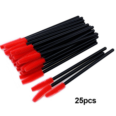 50/25 buc Perii pentru gene cu gel siliconic Extensie pentru gene Micro baghete de rimel Pieptene pentru sprâncene Pieptene de unică folosință Aplicator de instrumente de machiaj