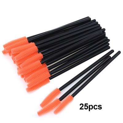 50/25 buc Perii pentru gene cu gel siliconic Extensie pentru gene Micro baghete de rimel Pieptene pentru sprâncene Pieptene de unică folosință Aplicator de instrumente de machiaj