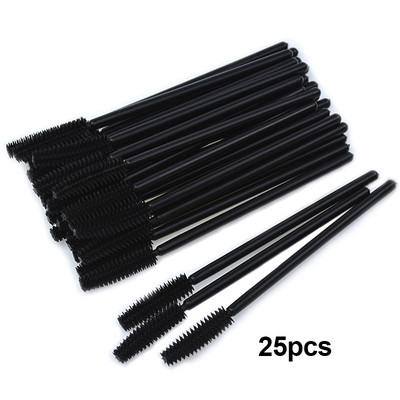 50/25 buc Perii pentru gene cu gel siliconic Extensie pentru gene Micro baghete de rimel Pieptene pentru sprâncene Pieptene de unică folosință Aplicator de instrumente de machiaj