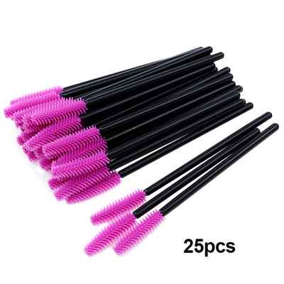 50/25 buc Perii pentru gene cu gel siliconic Extensie pentru gene Micro baghete de rimel Pieptene pentru sprâncene Pieptene de unică folosință Aplicator de instrumente de machiaj