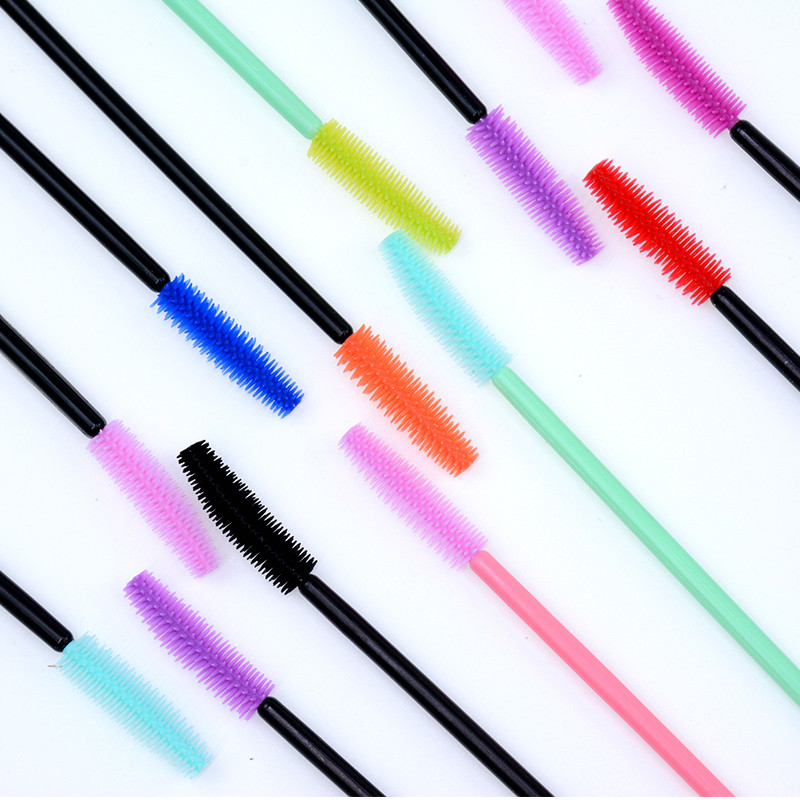 50/25 buc Perii pentru gene cu gel siliconic Extensie pentru gene Micro baghete de rimel Pieptene pentru sprâncene Pieptene de unică folosință Aplicator de instrumente de machiaj