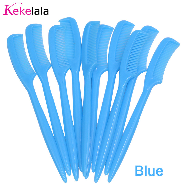 10 buc./lot piepteni micro extensii pentru gene instrumente de machiaj mini perii pentru sprâncene baghete de rimel aplicatoare bobine pentru comerț cu ridicata