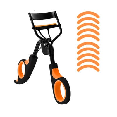 11 buc. Ondulator de gene Pensete cosmetice pentru ondularea genelor Mâner + 10 tampoane de înlocuire din silicon Instrumente de machiaj pentru femei TLSM