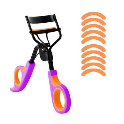 11 buc. Ondulator de gene Pensete cosmetice pentru ondularea genelor Mâner + 10 tampoane de înlocuire din silicon Instrumente de machiaj pentru femei TLSM