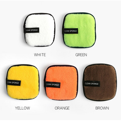 Korduvkasutatavad meigieemalduskettad Näo meigikustutuskumm vatipadjakesed Pehmed mikrofiibrist meigieemalduslapid Näonahahooldusvahendid