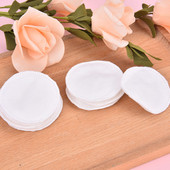 100 buc Tampoane de machiaj de bumbac Tampoane curate pentru unghii Tampoane de curățare artistice moi Materiale zilnice de bumbac Bumbac pentru față Instrument pentru îndepărtarea machiajului