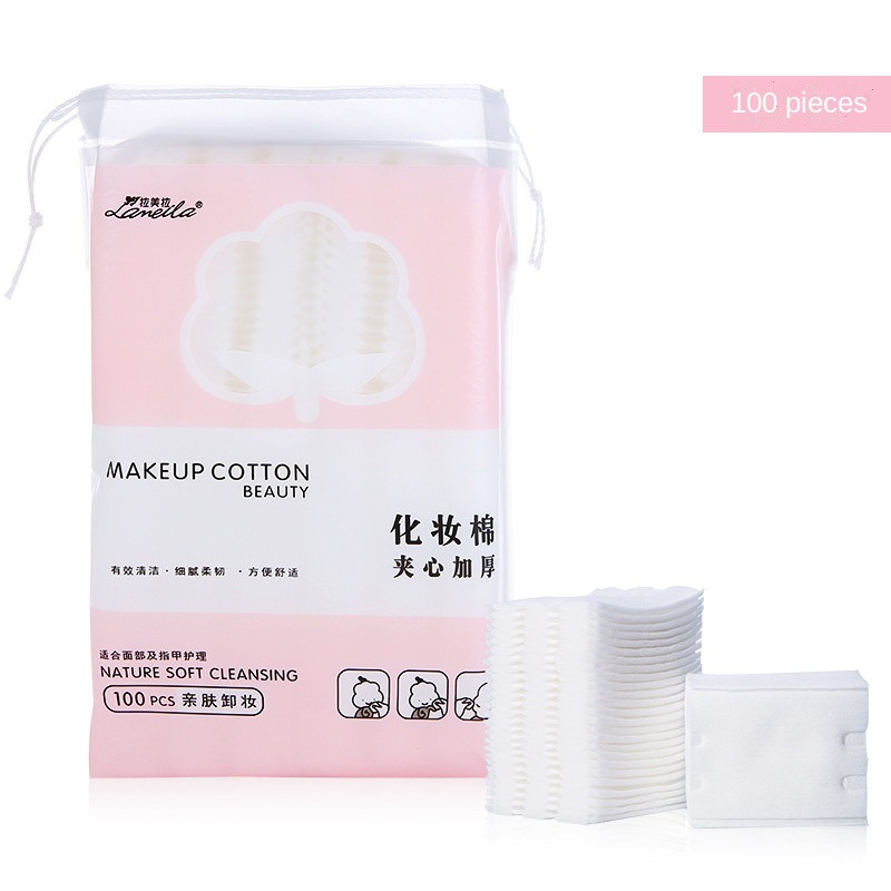 100 buc/50 buc/pachet Demachiant de unică folosință Tampoane cosmetice din bumbac pentru instrumente de machiaj burete de machiaj pentru spălarea șervețelelor umede pentru îngrijirea pielii
