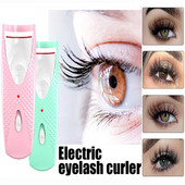 Elektriskais apsildāms skropstu lokotājs Lifting Skropstas Ilgviļņi Ilgnoturīga Saritināt Pārnēsājama Skropstu Spraudīte Pincete Kosmētika Aplauzums Instrumenti