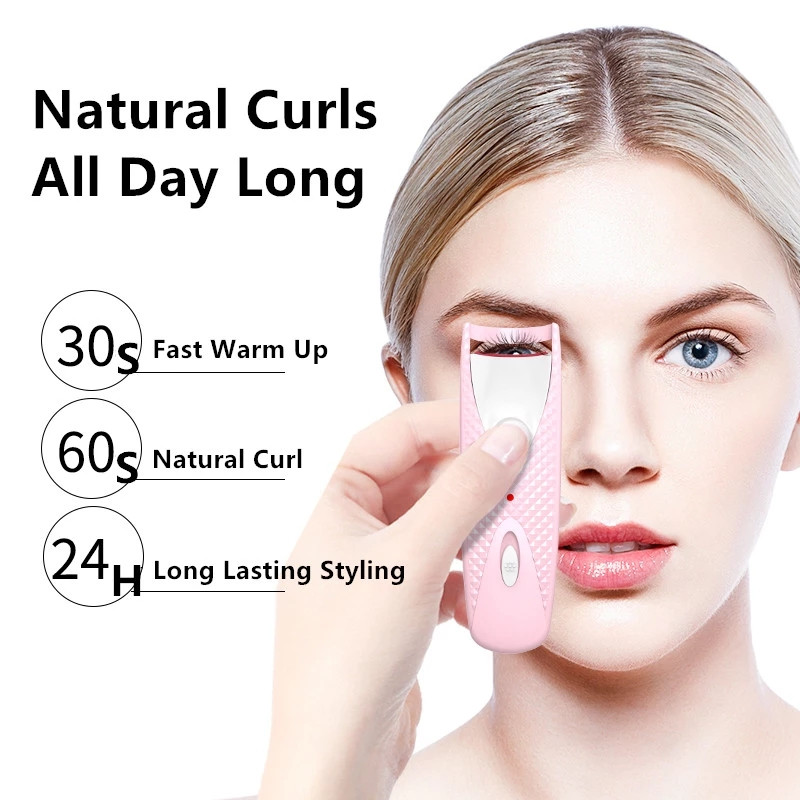 Curler de gene electric încălzit pentru ridicarea genelor Perm Curl de lungă durată Clip portabil pentru gene Pensetă Cosmetice Instrumente de machiaj